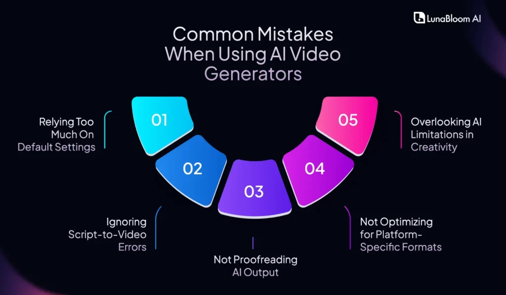 common mistakes when using ai video generators
